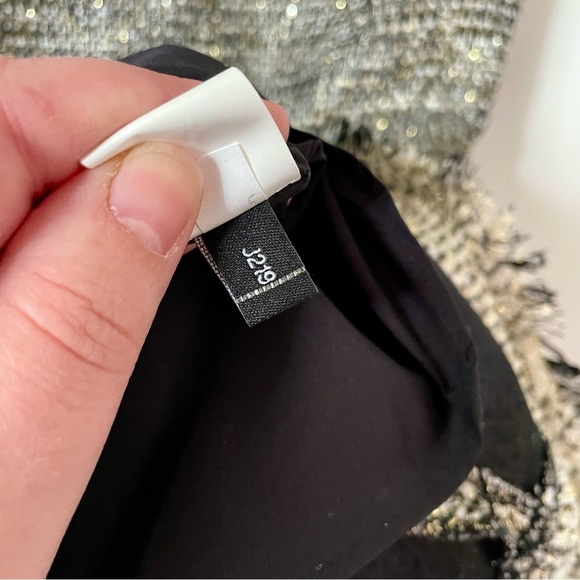 Kate Spade Party Tweed Black and Gold Fit and Flare Mini Dress Size 2 - Picture 10 of 10